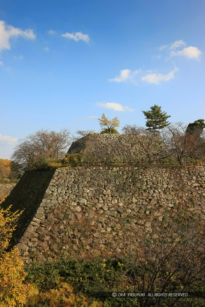 大和郡山城本丸石垣・天守台