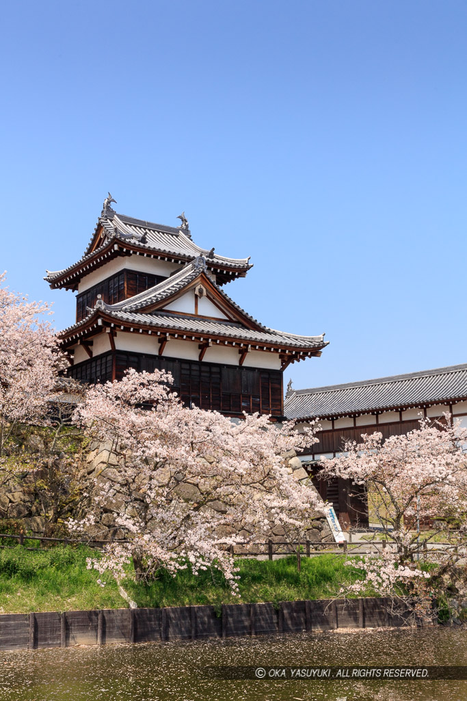 大和郡山城 月見櫓と梅林門