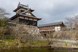 大和郡山城 月見櫓と梅林門｜高解像度画像サイズ：5524 x 3683 pixels｜写真番号：1P3J0092-Edit｜撮影：Canon EOS-1Ds Mark III