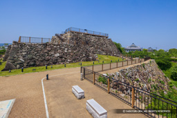 大和郡山城の天守台 | 高解像度画像サイズ：7979 x 5322 pixels | 写真番号：6F1A9137-Edit | 撮影：Canon EOS R5m2
