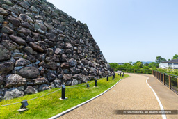 天守台北面と帯曲輪 | 高解像度画像サイズ：8192 x 5464 pixels | 写真番号：6F1A9145 | 撮影：Canon EOS R5m2