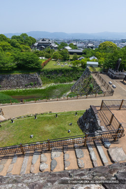 天守台から東を望む | 高解像度画像サイズ：5464 x 8192 pixels | 写真番号：6F1A9170 | 撮影：Canon EOS R5m2