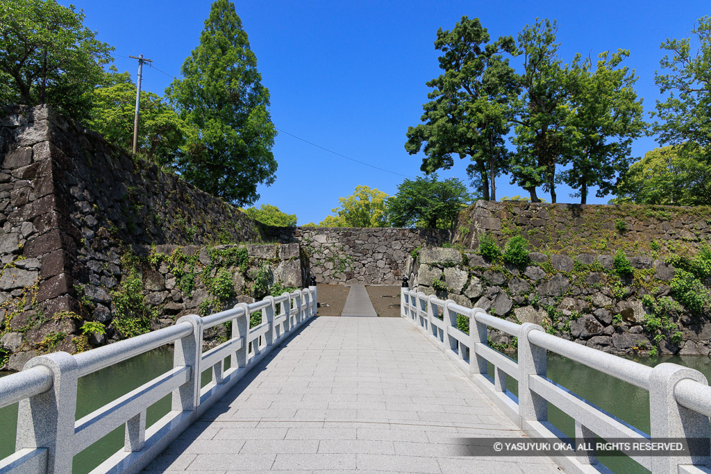 八代城高麗門跡・欄干橋跡