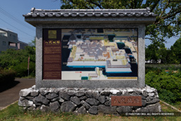 八代城跡・復元マップ | 高解像度画像サイズ：8192 x 5464 pixels | 写真番号：344A1227 | 撮影：Canon EOS R5