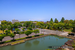 天守台から北西を望む | 高解像度画像サイズ：8192 x 5464 pixels | 写真番号：344A1262 | 撮影：Canon EOS R5