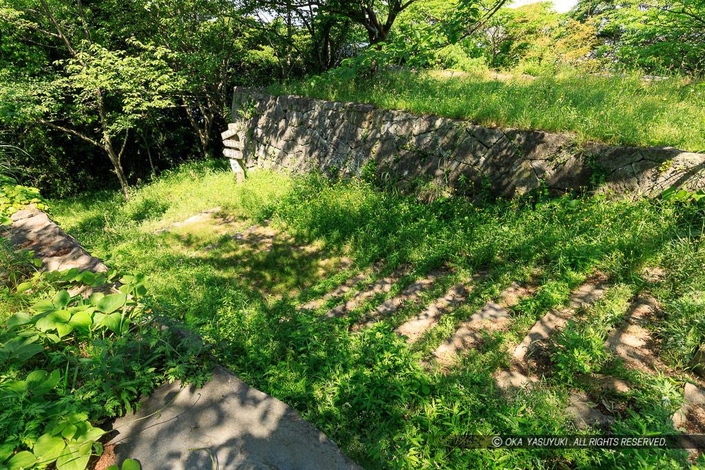 水手御門跡・本丸西側曲輪の虎口跡