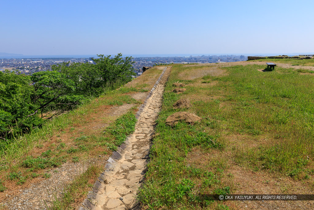 米子城本丸跡