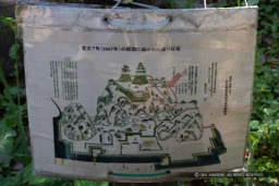 絵図に描かれた登り石垣|高解像度画像サイズ:4725 x 3153 pixels|写真番号:5D4A0728|撮影:Canon EOS 5D Mark IV
