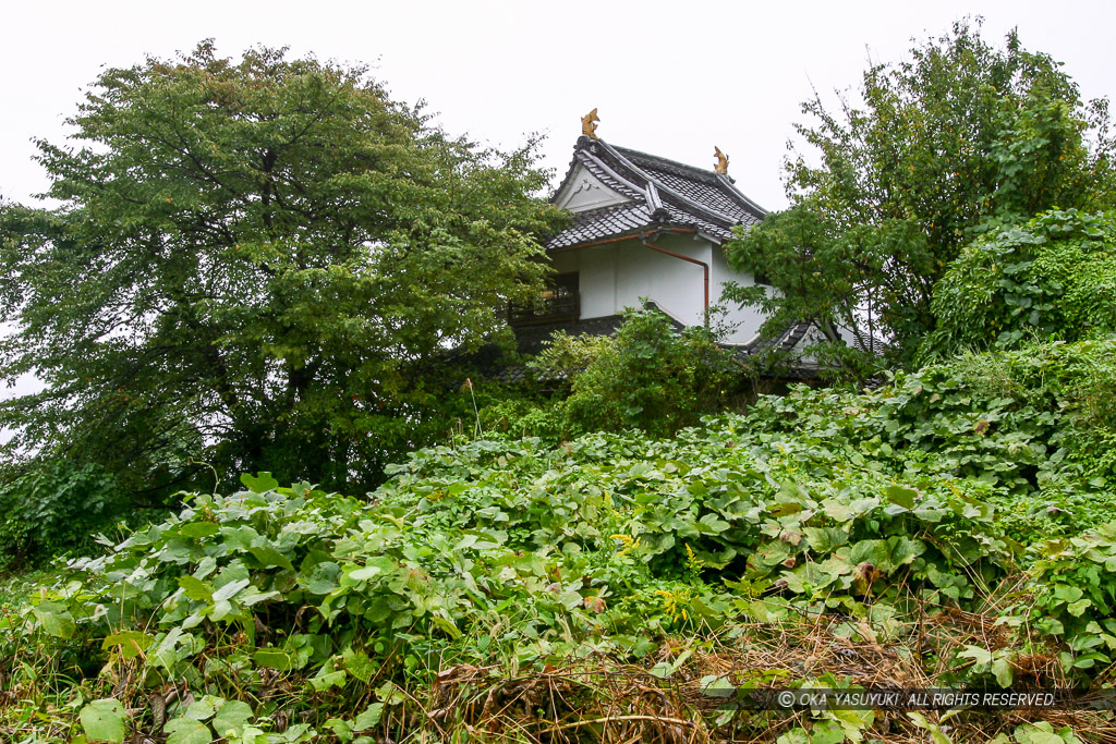 膳所城本丸二層隅櫓・茶臼山公園芭蕉会館