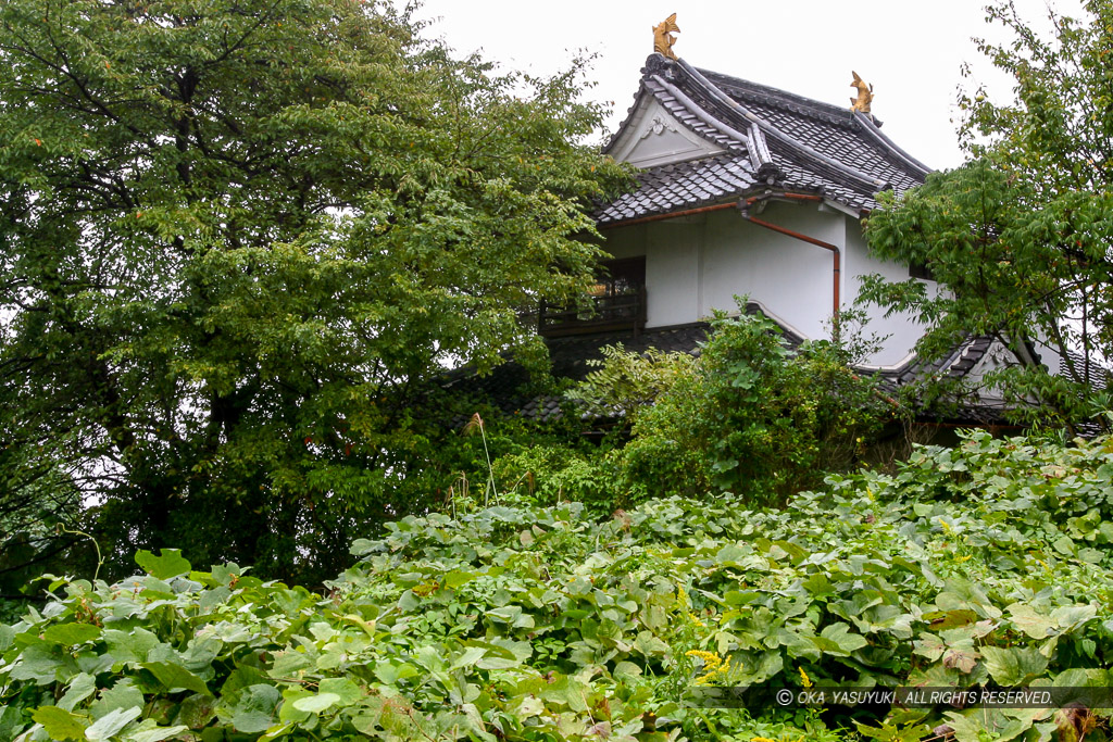 膳所城本丸二層隅櫓・茶臼山公園芭蕉会館