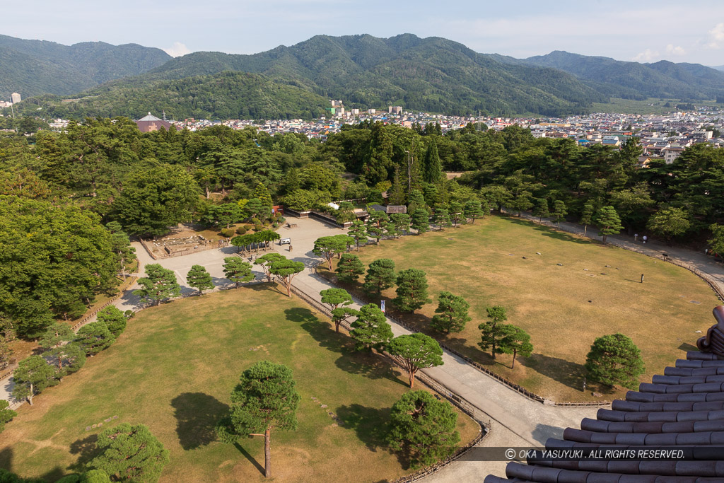 会津若松城本丸跡