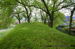 天寧寺町郭門外堀土塁|高解像度画像サイズ:4064 x 2704 pixels|写真番号:100-3978S53B|撮影:Canon EOS-1DS