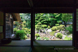 旧滝沢本陣の遠州流庭園|高解像度画像サイズ:6720 x 4480 pixels|写真番号:5D4A0509|撮影:Canon EOS 5D Mark IV