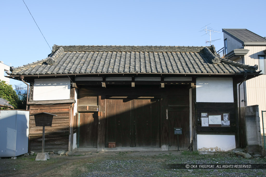 足利陣屋移築城門