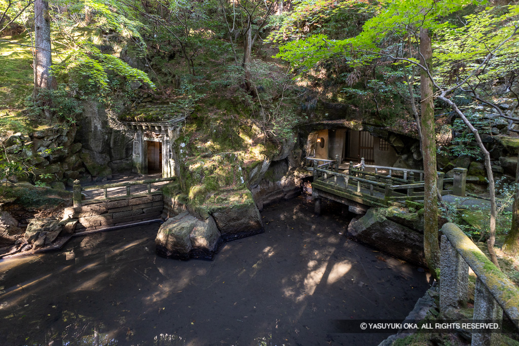 丹厳洞・笏谷石・石丁場（採掘場）・足羽山