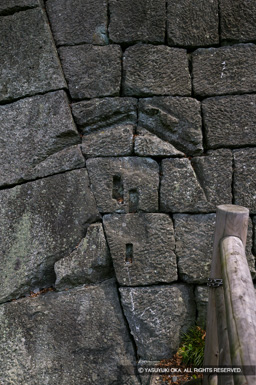 山里口御門の石垣（再建前） | 高解像度画像サイズ：2677 x 4023 pixels | 写真番号：53BS5980 | 撮影：Canon EOS-1DS
