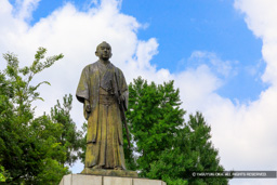 橋本左内・銅像 | 高解像度画像サイズ:6030 x 4020 pixels | 写真番号:5D4A9714 | 撮影:Canon EOS 5D Mark IV