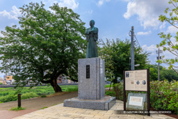 由利公正・銅像 | 高解像度画像サイズ：6541 x 4361 pixels | 写真番号：5D4A9731 | 撮影：Canon EOS 5D Mark IV