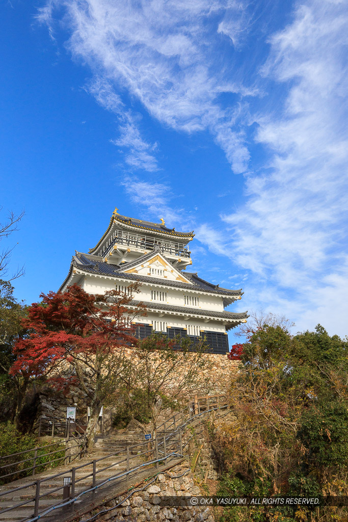 岐阜城天守と戦国時代の石垣