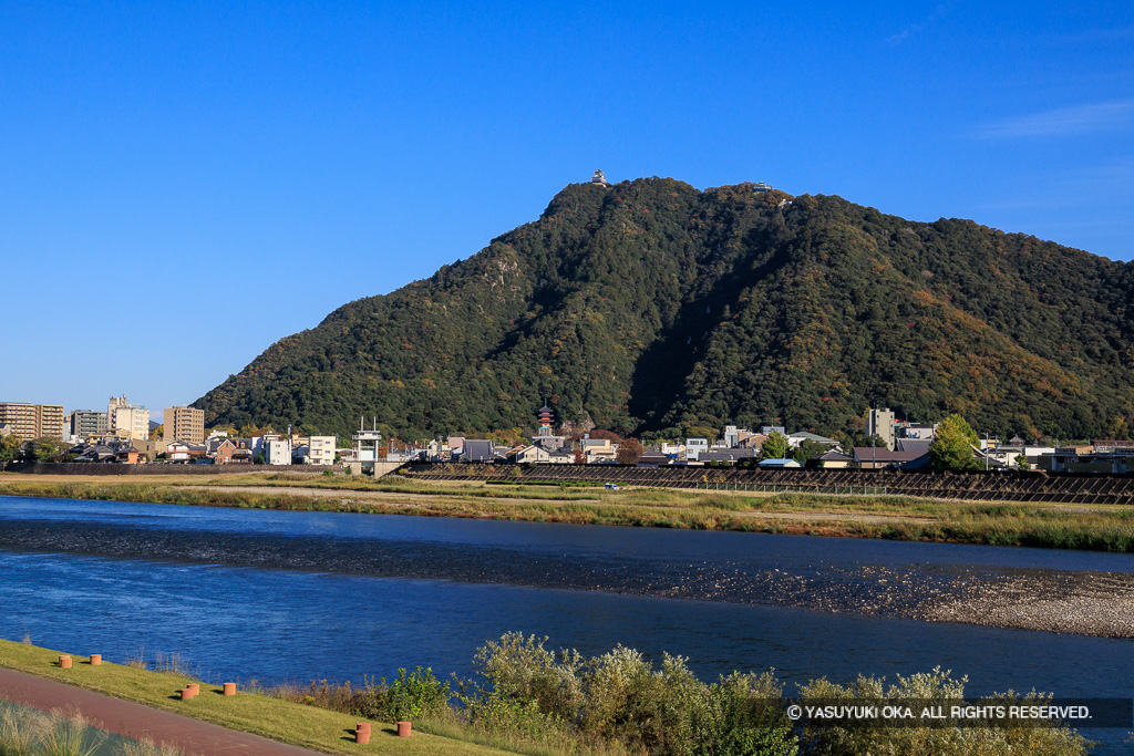 長良川と岐阜城