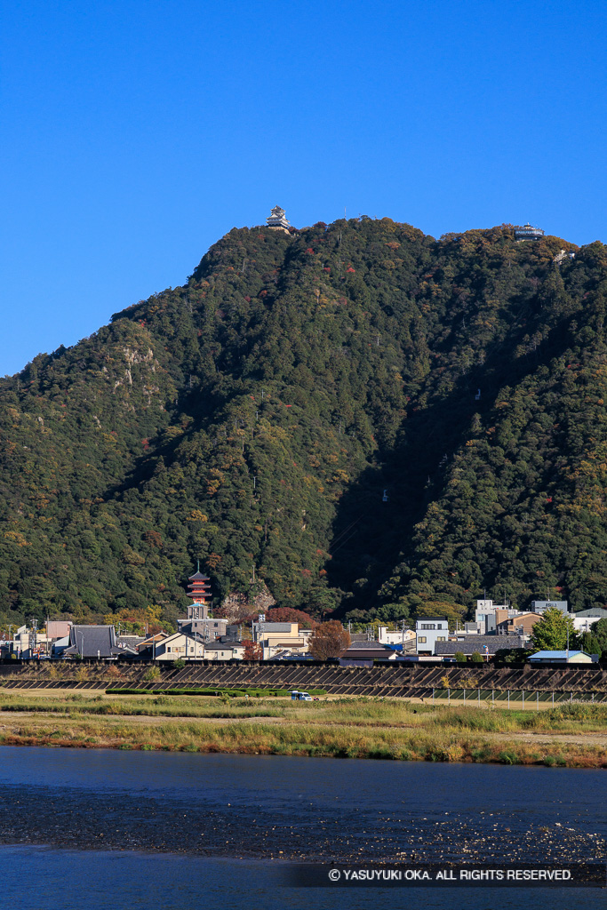 長良川と岐阜城