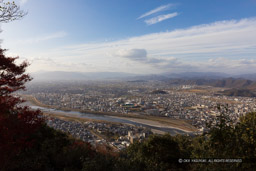 岐阜城から長良川と鷺山城を望む｜高解像度画像サイズ：6720 x 4480 pixels｜写真番号：5D4A3024｜撮影：Canon EOS 5D Mark IV