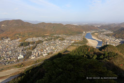 岐阜城より北を望む|高解像度画像サイズ:6522 x 4348 pixels|写真番号:5D4A3061|撮影:Canon EOS 5D Mark IV