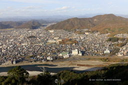 岐阜城より西を望む|高解像度画像サイズ:6720 x 4480 pixels|写真番号:5D4A3062|撮影:Canon EOS 5D Mark IV