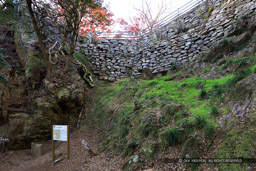 岐阜城本丸井戸・岩盤と石垣｜高解像度画像サイズ：6087 x 4058 pixels｜写真番号：5D4A3172｜撮影：Canon EOS 5D Mark IV