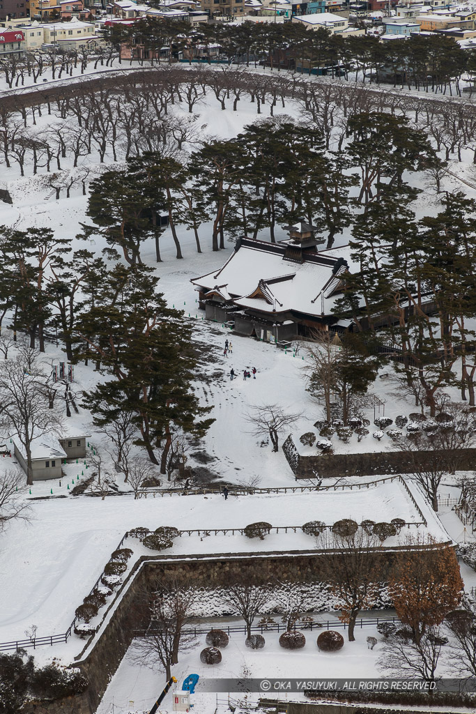 雪の函館奉行所