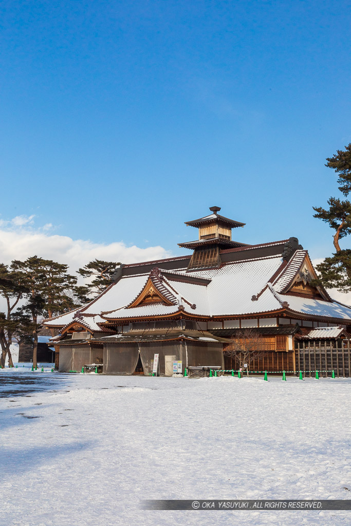 雪の函館奉行所