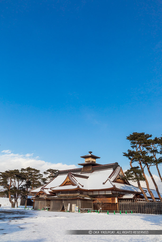 雪の函館奉行所