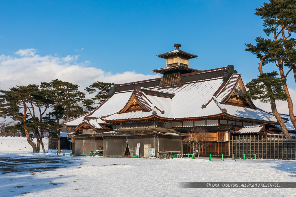 雪の函館奉行所