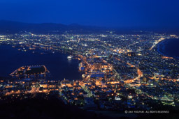 函館の夜景・世界三大夜景|高解像度画像サイズ:5067 x 3378 pixels|写真番号:1DX_0201|撮影:Canon EOS-1D X