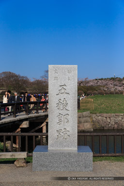 五稜郭跡石碑｜高解像度画像サイズ：3456 x 5184 pixels｜写真番号：1DX_9397｜撮影：Canon EOS-1D X