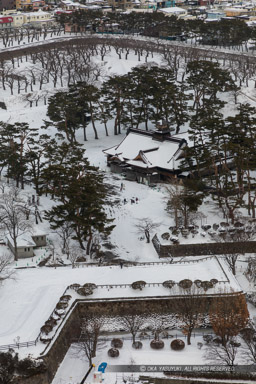 雪の函館奉行所｜高解像度画像サイズ：4425 x 6637 pixels｜写真番号：5D4A5662｜撮影：Canon EOS 5D Mark IV