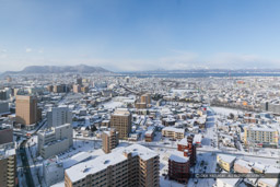 五稜郭タワーから函館山と箱館港を望む｜高解像度画像サイズ：5934 x 3956 pixels｜写真番号：5D4A6090｜撮影：Canon EOS 5D Mark IV