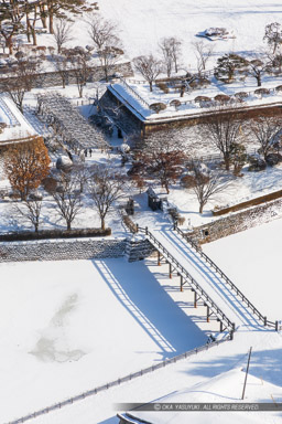 五稜郭二の橋（雪）｜高解像度画像サイズ：4062 x 6093 pixels｜写真番号：5D4A6125｜撮影：Canon EOS 5D Mark IV