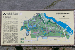 鉢形城跡曲輪配置図 | 高解像度画像サイズ：5102 x 3401 pixels | 写真番号：5DSA6990 | 撮影：Canon EOS 5DS