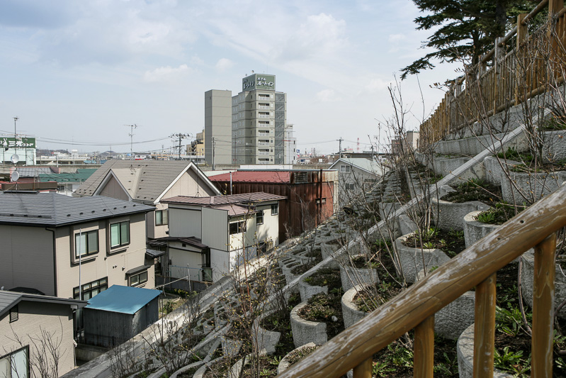 本丸北西斜面