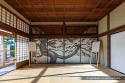 襖絵 | 高解像度画像サイズ：8128 x 5421 pixels | 写真番号：344A2406-Edit | 撮影：Canon EOS R5