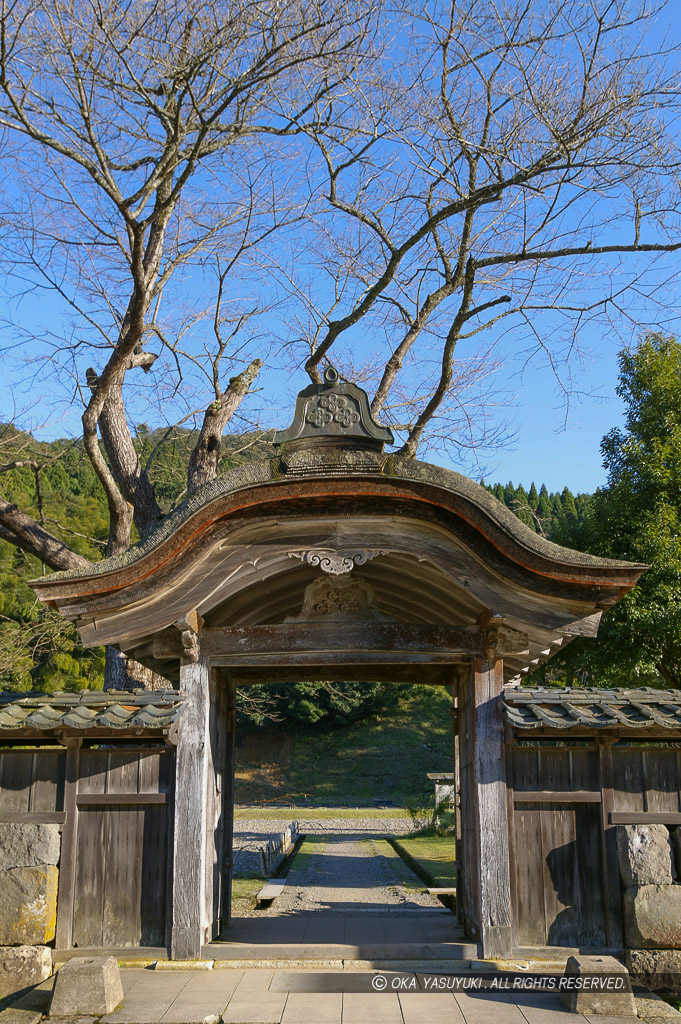 朝倉義景館跡の唐門