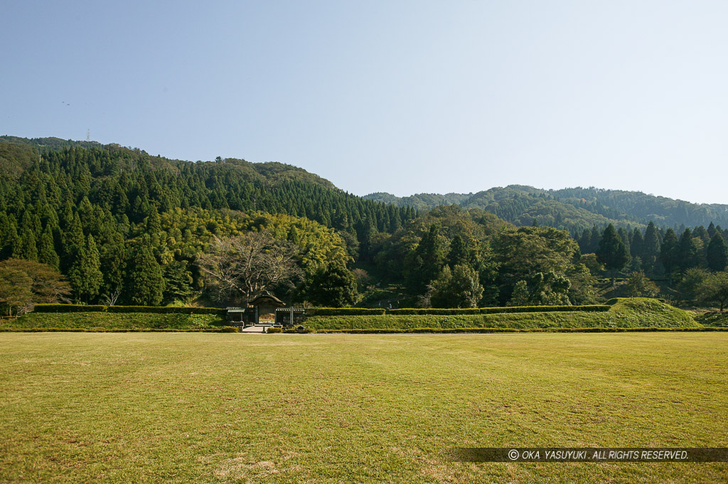 朝倉義景館跡の全景