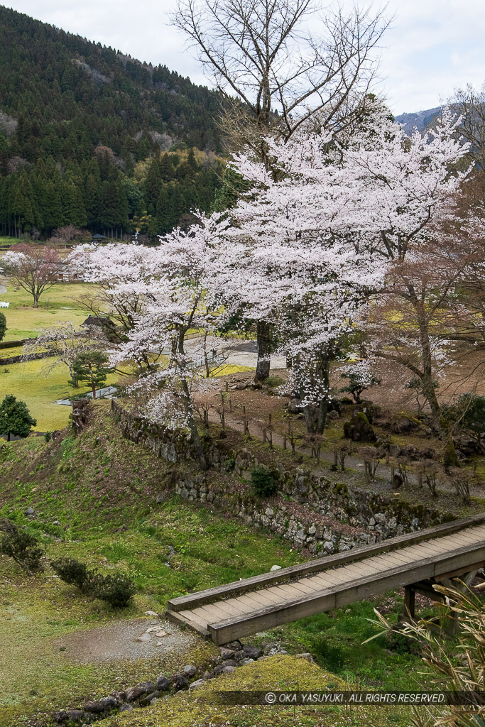 諏訪館と中の御殿の間の空堀