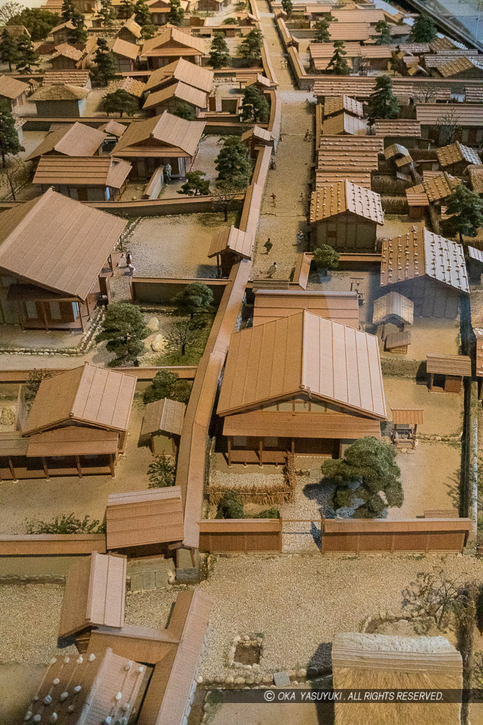 一乗谷復原町並模型
