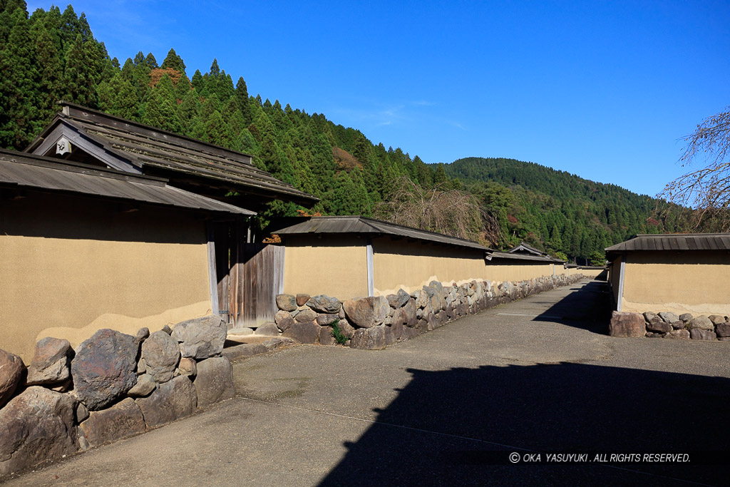 上級武士屋敷跡・一乗谷立体復元地区