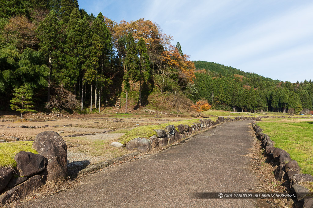 月見やぐら展望所・平面復元地区