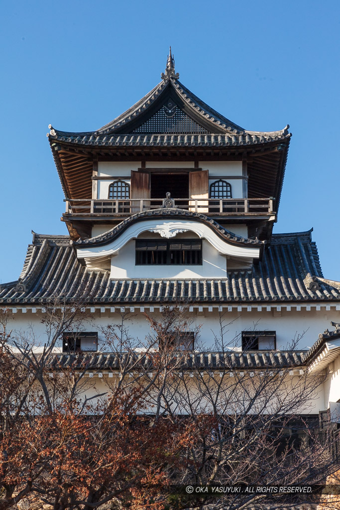 犬山城南面正面