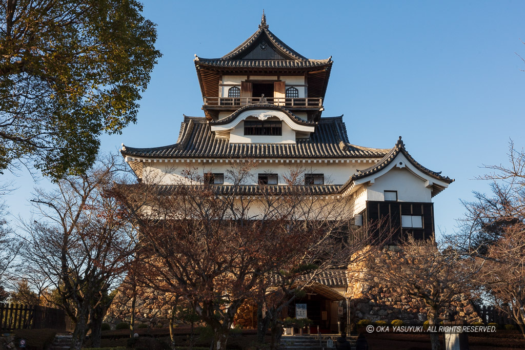 犬山城南面正面