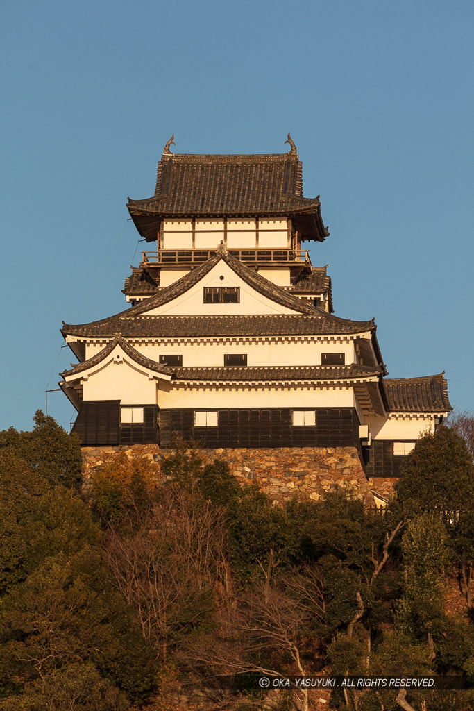 犬山城天守西面